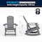 Flash Furniture 2 PK White Poly Resin Adirondack Rocking Chairs JJ-C14705-GY-2-GG - alternate 10